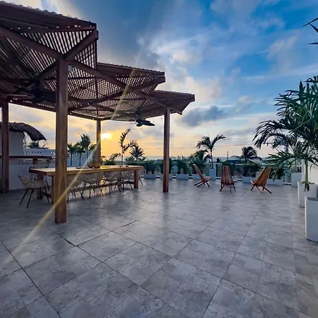 Villa Casa De Playa Privada Con Piscina, Jacuzzi Y Rooftop
