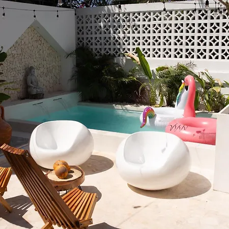 Casa De Playa Privada Con Piscina, Jacuzzi Y Rooftop Villa