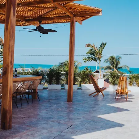 Villa Casa De Playa Privada Con Piscina, Jacuzzi Y Rooftop *